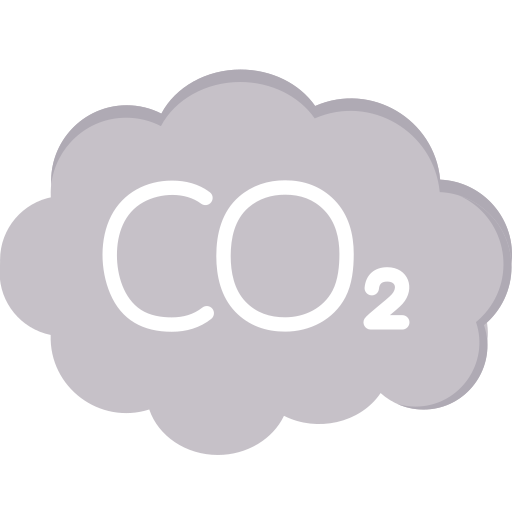 Co2 emission Generic color fill icon