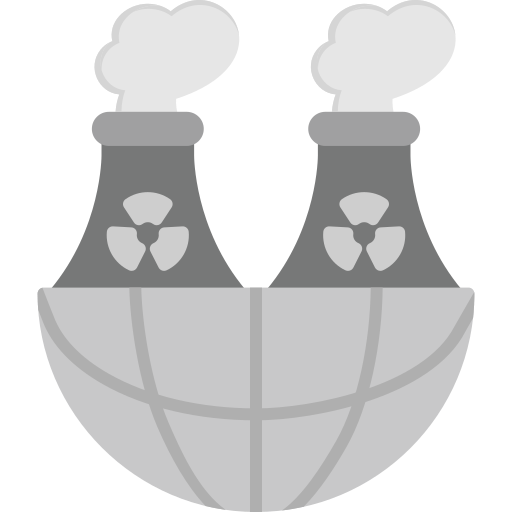 centrale nucleare Generic color fill icona