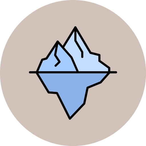 氷山 Generic color lineal-color icon
