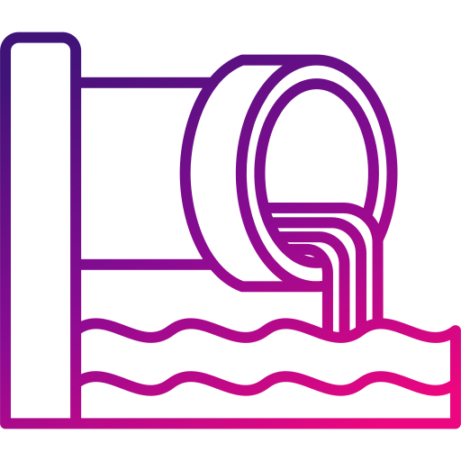 Sewage Generic gradient outline icon