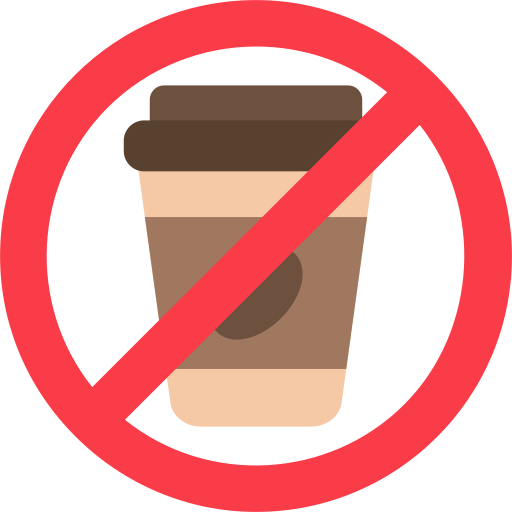 No coffee cups Generic color fill icon