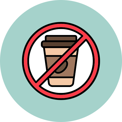 No coffee cups Generic color lineal-color icon