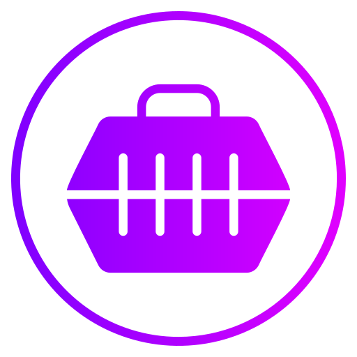 Dog carrier Generic gradient fill icon