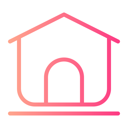 Dog house Generic gradient outline icon