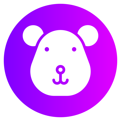 hamster Generic gradient fill icon