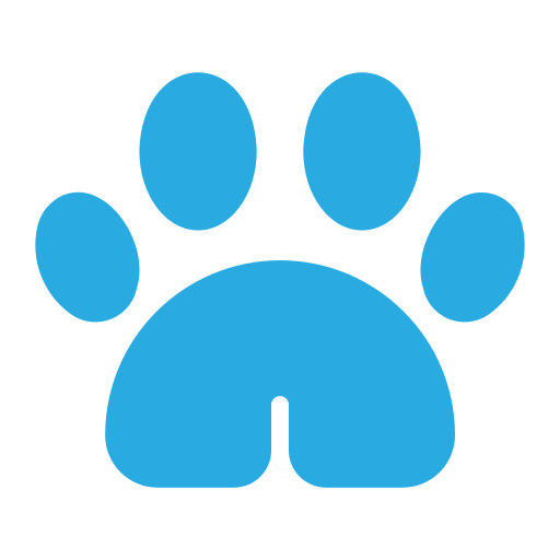 Pawprint Generic color fill icon