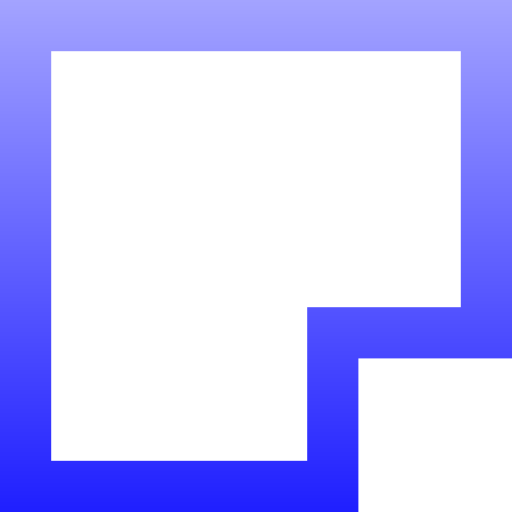 Corner Generic gradient outline icon