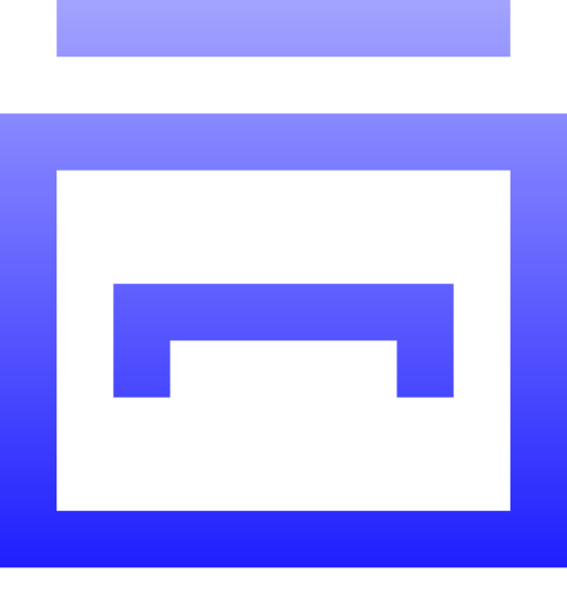 baza danych Generic gradient outline ikona