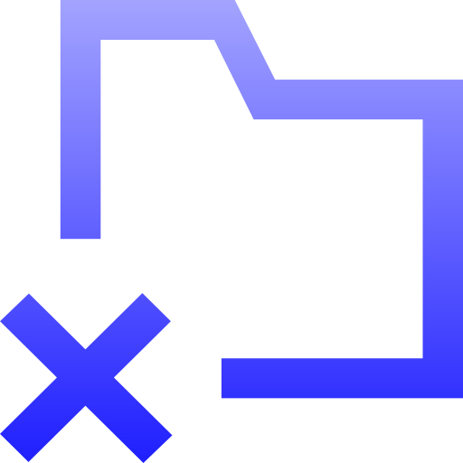 폴더 Generic gradient outline icon