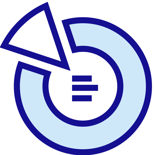 円グラフ Generic color lineal-color icon