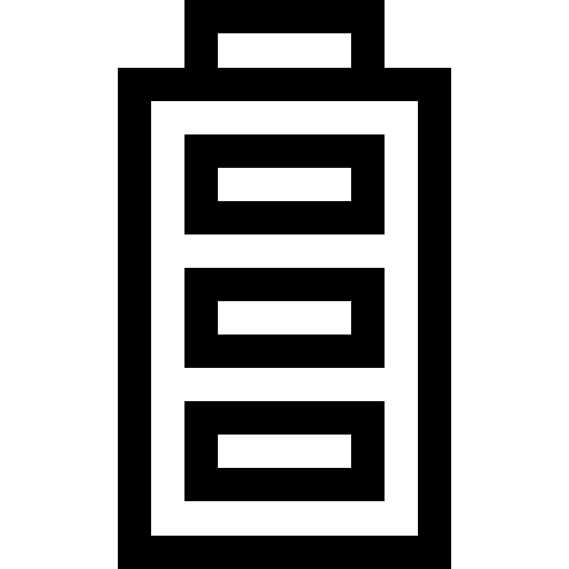 batería Basic Straight Lineal icono
