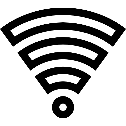 wifi Basic Straight Lineal icona