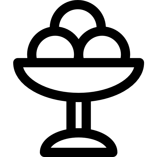 sorvete Basic Rounded Lineal Ícone