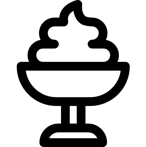아이스크림 Basic Rounded Lineal icon