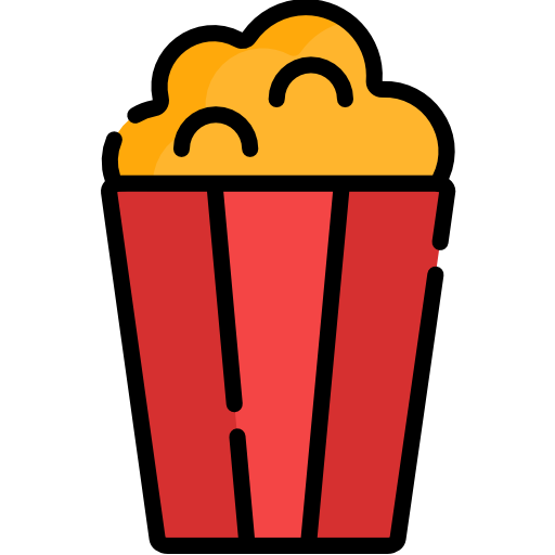 popcorn Special Lineal color ikona