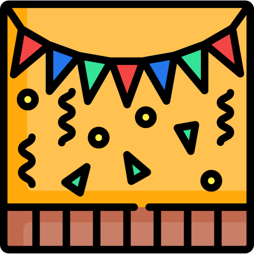 papel picado Special Lineal color icono