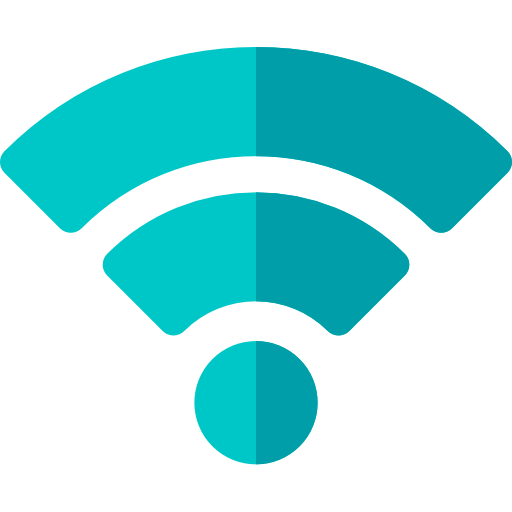 wi-fi Basic Rounded Flat Ícone