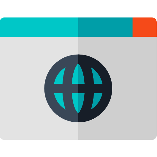 navegador Basic Rounded Flat icono