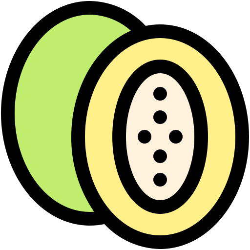 Cantaloupe Generic color lineal-color icon