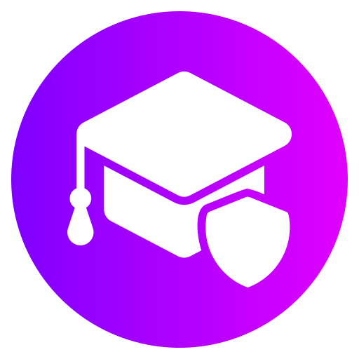 Graduation cap Generic gradient fill icon