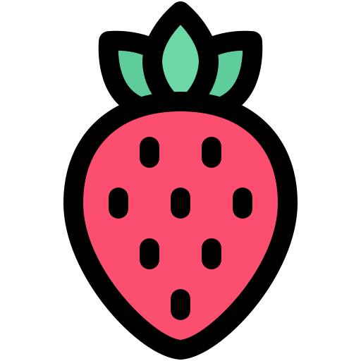 Strawberry Generic color lineal-color icon