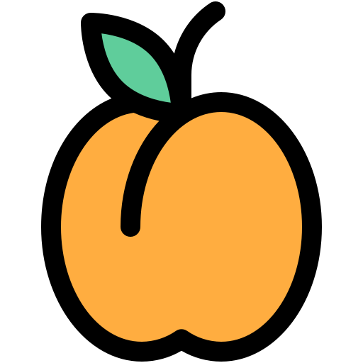 Apricot Generic color lineal-color icon