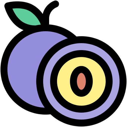 Plum Generic color lineal-color icon