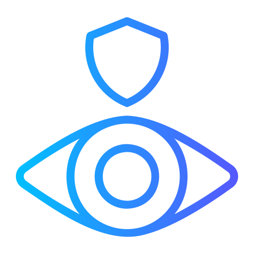 Eye insurance Generic gradient outline icon