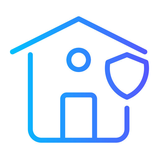 Home insurance Generic gradient outline icon