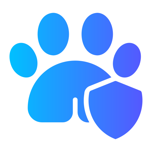 assicurazione per animali domestici Generic gradient fill icona