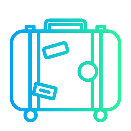 bagage Generic gradient outline icoon