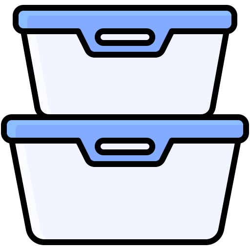 Пищевых контейнеров Generic color lineal-color иконка