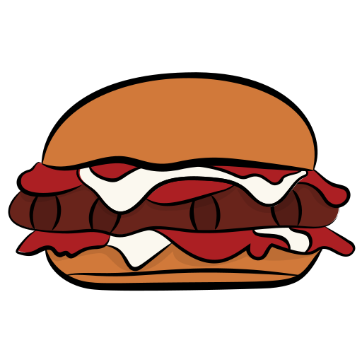 hamburguesa Generic Hand Drawn Color icono