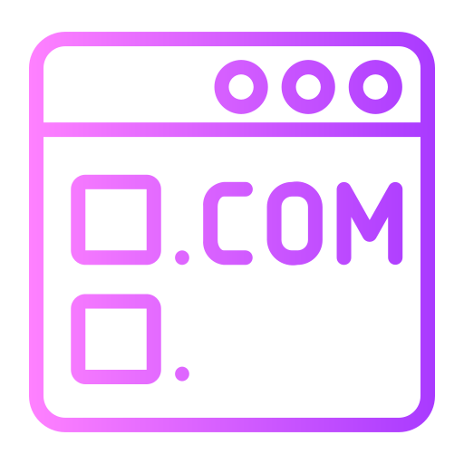 domain registrierung Generic gradient outline icon