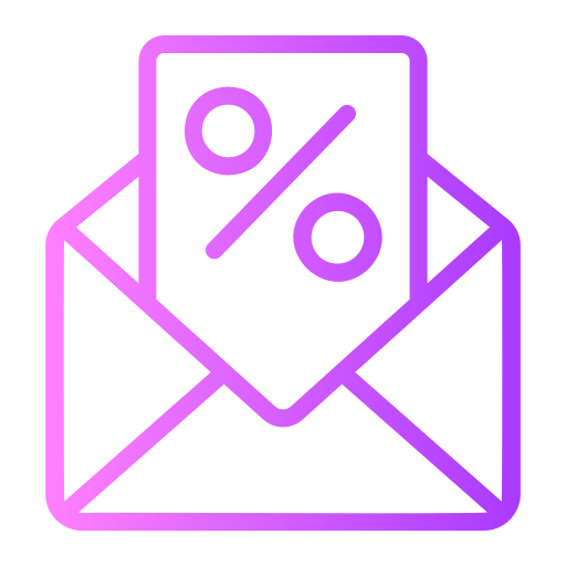 Email Generic gradient outline icon