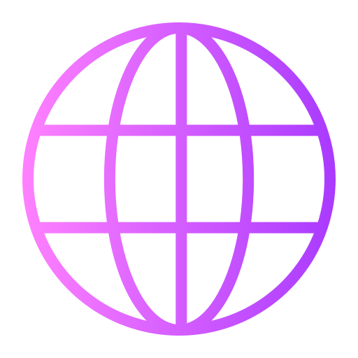 Global Generic gradient outline icon