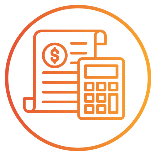 Estimation Generic gradient outline icon