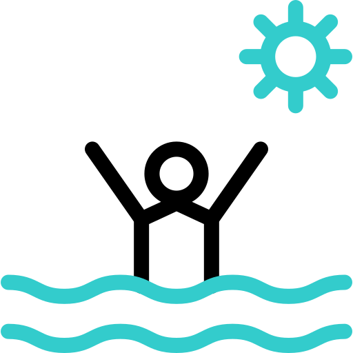 수영 Basic Accent Outline icon