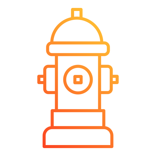 Fire hydrant Generic gradient outline icon