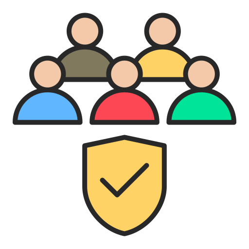 bezpieczeństwo publiczne Generic color lineal-color ikona