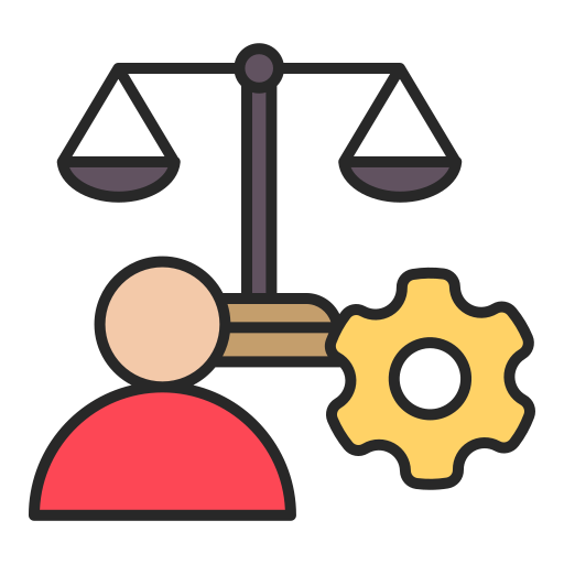 sistema di giustizia Generic color lineal-color icona