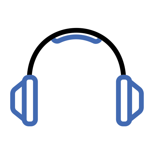 이어폰 Generic color outline icon
