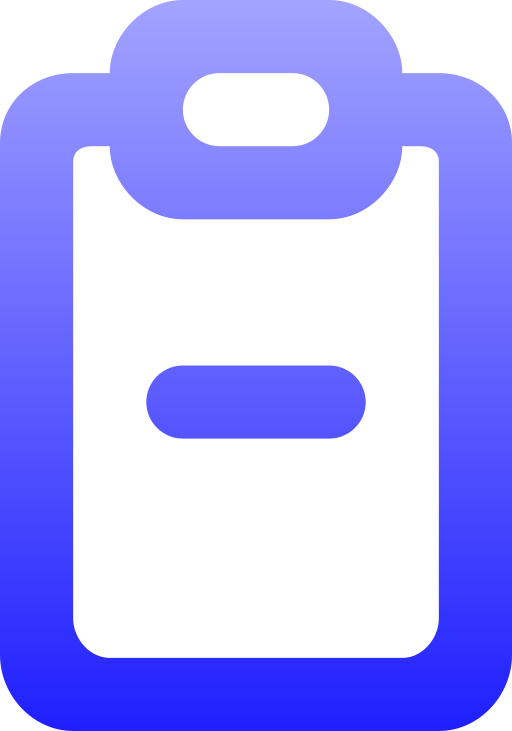 클립보드 Generic gradient fill icon