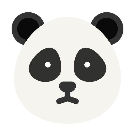 panda Generic color fill icono