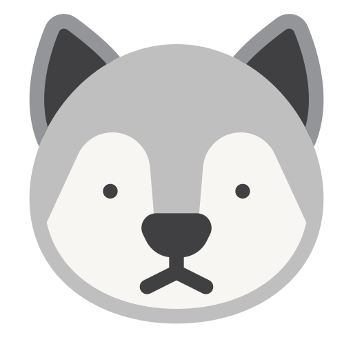 Wolf Generic color fill icon