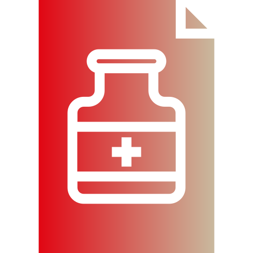 prescripción médica Generic gradient fill icono