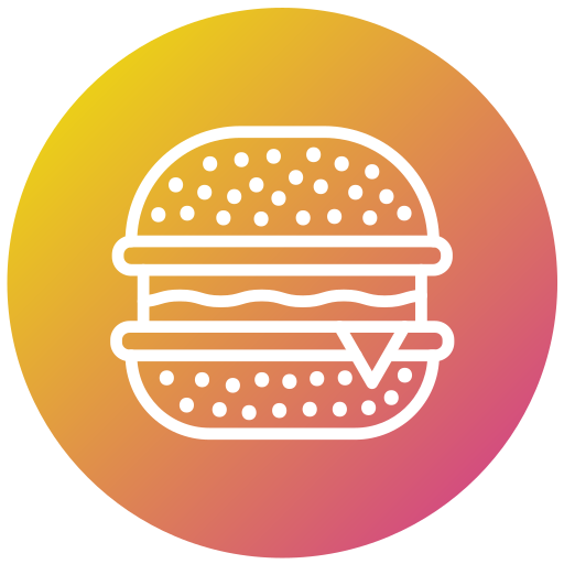 Burger Generic gradient fill icon