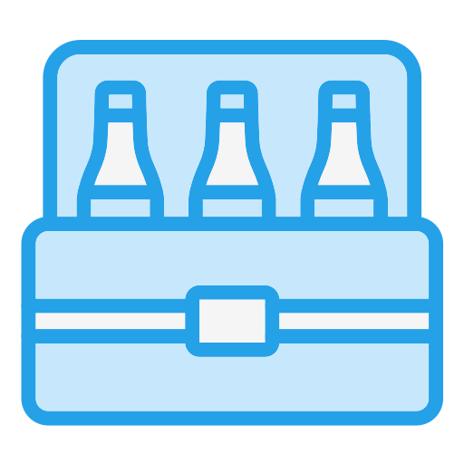 Beer box Generic color lineal-color icon