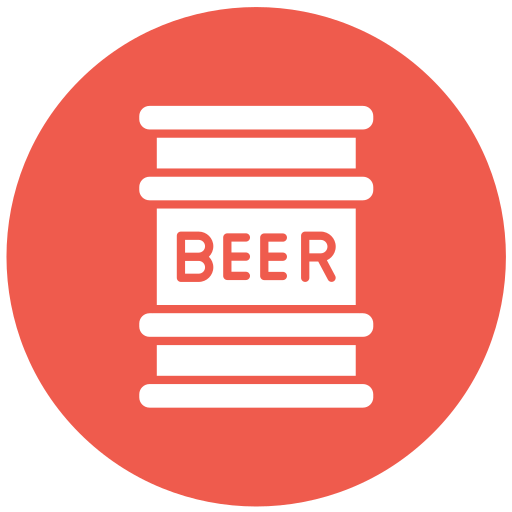 ビール樽 Generic color fill icon