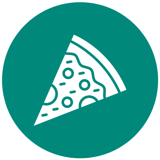 porción de pizza Generic color fill icono